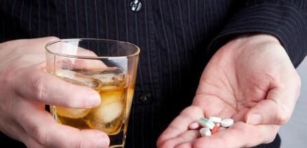 Alcohol as the cause of incorrect digestion